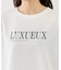 パール付きロゴTシャツ/UVカット・接触冷感・汗染み防止