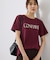フロッキーロゴTシャツ/UVカット・接触冷感・汗染み防止