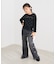 【KIDS/キッズ】ラインストーンリボンTシャツ