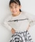 【KIDS/キッズ】ラインストーンリボンTシャツ