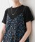 ラメ混コンパクトニットTEE