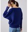 【WEB限定カラー】マシュマロ袖パールドルマンニット