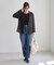 ウールライクシアーシャツジャケット/接触冷感・通気性