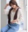 フィブリル加工レイヤードシャツ/インナーキャミソール付き