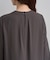 【WEB限定サイズ】メタルパーツフロントフリルタイロングスリーブブラウス/通勤・お仕事
