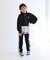 【KIDS/キッズ】【FILA/フィラ別注】ラインストーンジップパーカー