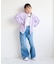 【KIDS/キッズ】【FILA/フィラ別注】ラインストーンジップパーカー