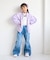 【KIDS/キッズ】【FILA/フィラ別注】ラインストーンジップパーカー