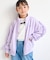 【KIDS/キッズ】【FILA/フィラ別注】ラインストーンジップパーカー