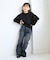 【KIDS/キッズ】ハート柄モチーフ もちもちジャガードニットプルオーバー