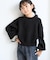 【KIDS/キッズ】ハート柄モチーフ もちもちジャガードニットプルオーバー