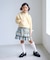 【KIDS/キッズ】インナーパンツ付きティアードチェックスカート/リンクコーデ