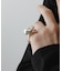 【EMOELLE】pearl shaped silver ring