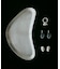 【EMOELLE】pearl shaped silver ring