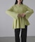 【サステナブル】ペプラムコンビニットプルオーバー