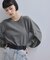 【WEB限定】・【サステナブル】ニュアンススリーブニットプルオーバー