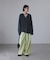 グロスボンディングコクーンパンツ
