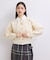 【WEB限定】・【サステナブル】カラー付きカーディガン