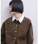 【WEB限定】・【サステナブル】カラー付きカーディガン