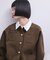 【WEB限定】・【サステナブル】カラー付きカーディガン