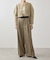 【EMOELLE】バイカラードレスパンツ