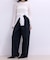 【WEB限定】ワイドレッグトラウザーパンツ