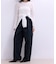 【WEB限定】ワイドレッグトラウザーパンツ