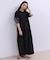 【WEB限定】ハーフZIPコクーンワンピース