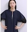【WEB限定】ハーフZIPコクーンワンピース