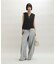 【WEB限定】・【定番】ラッフルコンビスリーブレストップス