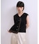 【WEB限定】・【定番】ラッフルコンビスリーブレストップス