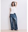 【WEB限定】・【定番】ラッフルコンビスリーブレストップス