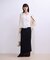 【WEB限定】・【定番】ラッフルコンビスリーブレストップス