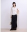 【WEB限定】・【定番】ラッフルコンビスリーブレストップス