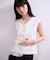 【WEB限定】・【定番】ラッフルコンビスリーブレストップス