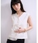 【WEB限定】・【定番】ラッフルコンビスリーブレストップス