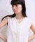 【WEB限定】・【定番】ラッフルコンビスリーブレストップス