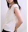 【WEB限定】・【定番】ラッフルコンビスリーブレストップス
