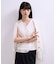 【WEB限定】・【定番】ラッフルコンビスリーブレストップス