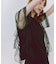 【WEB限定】・【サステナブル】・【定番】ギャザーチュールトップス