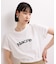 【WEB限定】クリーンタッチコットン刺しゅうロゴT