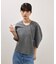 【サステナブル】ダブルフェイスニットトップス
