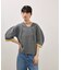 【サステナブル】ダブルフェイスニットトップス