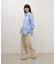 【WEB限定】ストライプ＆ソリッド エンブロイダリーシャツ