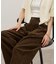 【WEB限定】ライトコールワイドタックパンツ