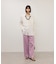 【WEB限定】ライトコールワイドタックパンツ