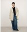 モヘアロングシャギーハーフコート