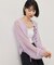 【WEB限定】シアーモヘアリボンカーディガン