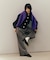【WEB限定】・【サステナブル】フォルムスリーブクルーネックカーディガン