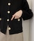 【WEB限定】・【サステナブル】フォルムスリーブクルーネックカーディガン